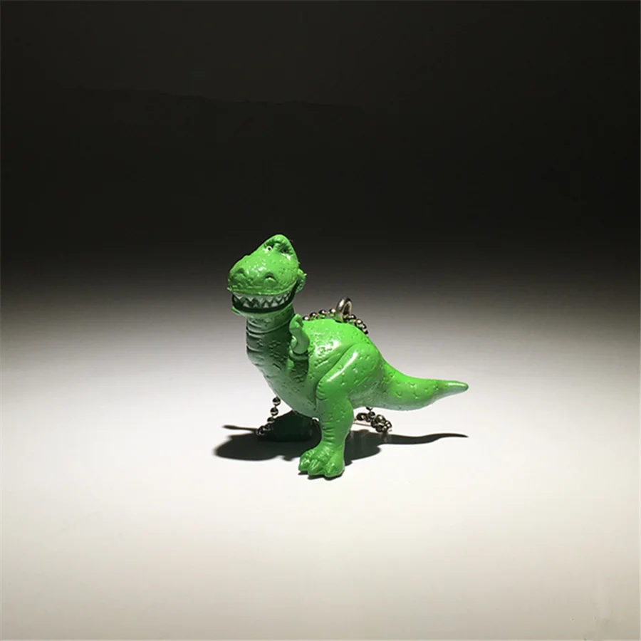 24 шт./лот 5 см Оригинальный Toy Story Rex Зеленый Динозавр фигурка игрушки высокий Рекс