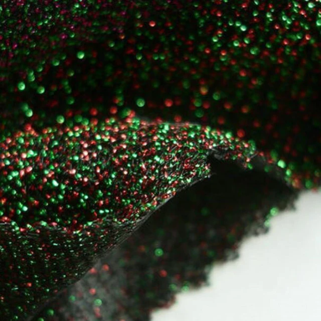 Glitter Shiny PU Polyester Backed Fabric Shine Shimmer HALF A METRE Clothing  Sew Clothes Costumes Backgrounds Decoration Craft Bags 