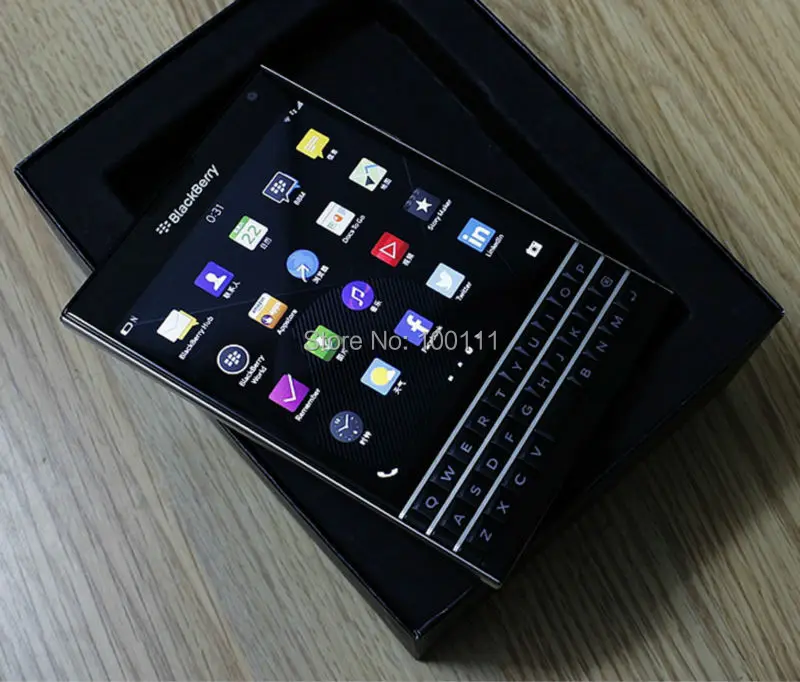 Оригинальный сотовый телефон BlackBerry passport Q30 разблокированный камера 13 МП 3 Гб ОЗУ 32
