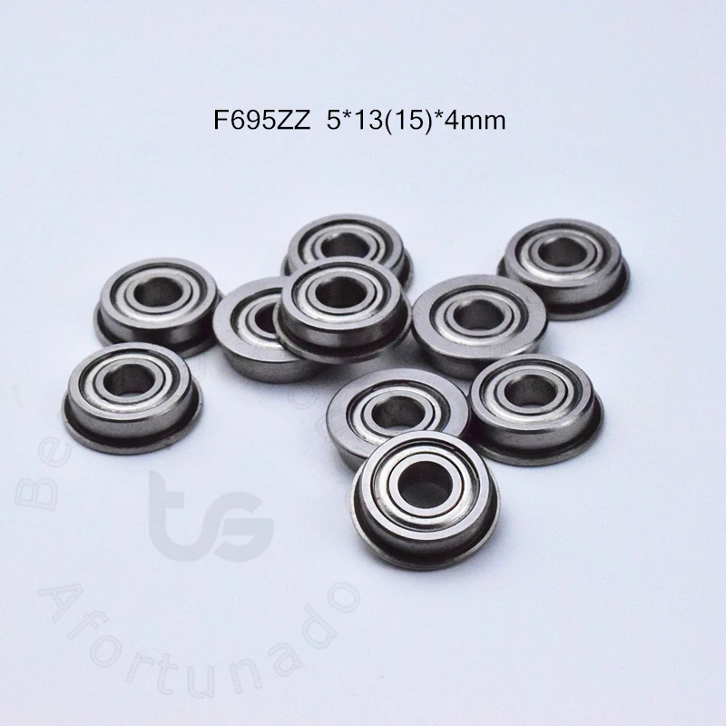 Фланцевые подшипники F695ZZ 5*13(15)* 4 мм 10 шт. подшипник с глубоким желобом из
