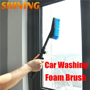 

Wholesale 3pcs/lot Free Shipping Car Washing Foam Brush Hairbrush, Cleaning Tools Retractable Long Handle Switch Cleaning Brush