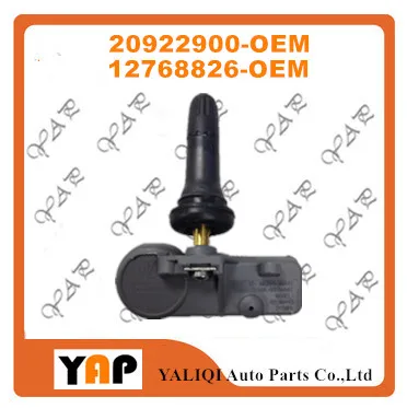 TPMS TIRE PRESSURE MONITORING SENSOR FOR Chevrolet Trax Buick Cadillac GMC Pontiac 315MHZ 20922900 22854866 12768826