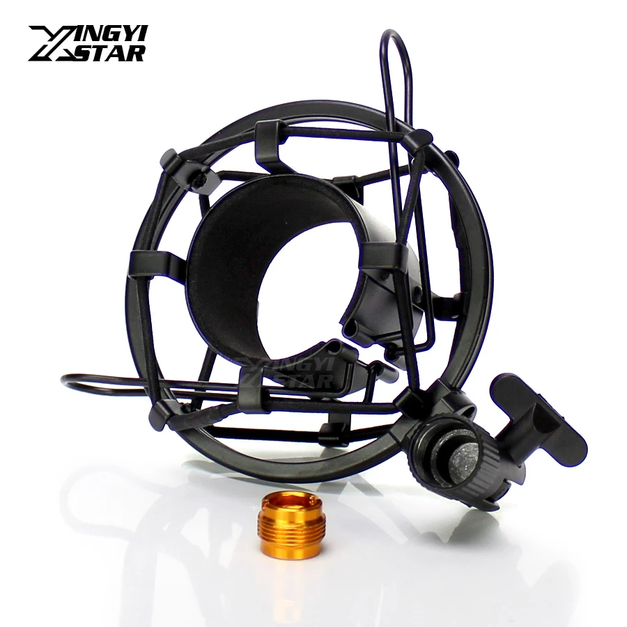 Universal Metal C01U Pro Condenser Microphone Holder Shock Mount For Broadcast Studio Mic Stand Filter Suspension