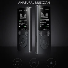 HIFI MP3 музыкальный плеер 8 ГБ с наушниками рекордер FM видео электронная книга часы Спорт бег металлический музыкальный плеер 1,8 дюймов TFT