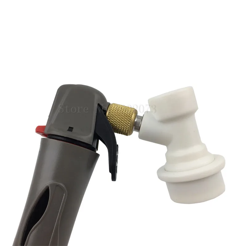 Portable Co2 Charger Injector Ball Lock Gas Disconnect Fitting HomeBrew Beer Kegs Draft Beer Dispenser for Party (4)