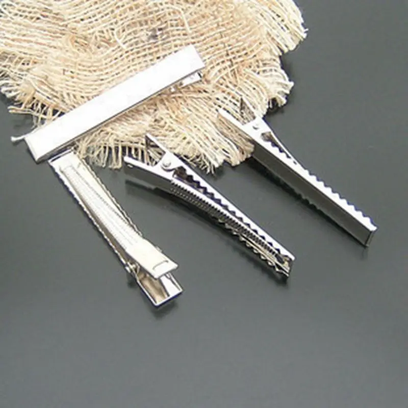 50pcs Wholesale 57mm DIY Alligator/Crocodile/Duckbill hair clips with