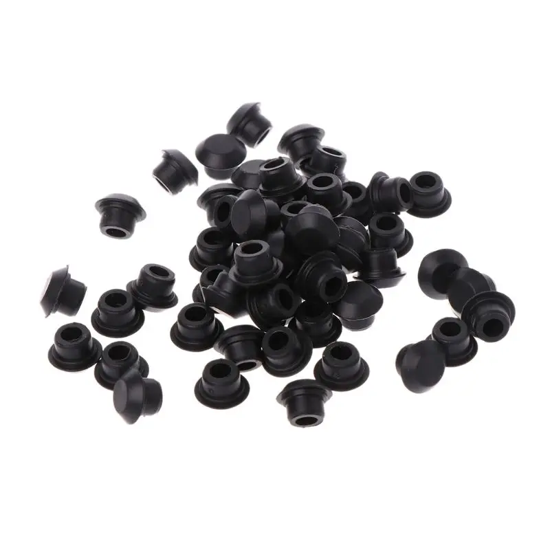 

50PCS Bulk Technic Part Rubber Stopper Chain link Grip Caterpillar Track Attachmen Brick Toy 24375 Building Block JUN-24