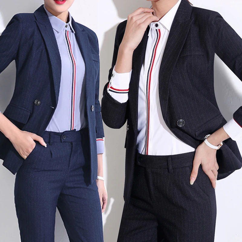 2017 Spring Autumnm Slim Neutral font b Women b font Long Sleeve Blazer Work Office Lady