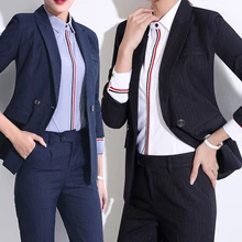2017 Spring Autumnm Slim Neutral Women Long Sleeve Blazer Work Office Lady Business Outwear Solid Casual Tops Line Coat Jacket