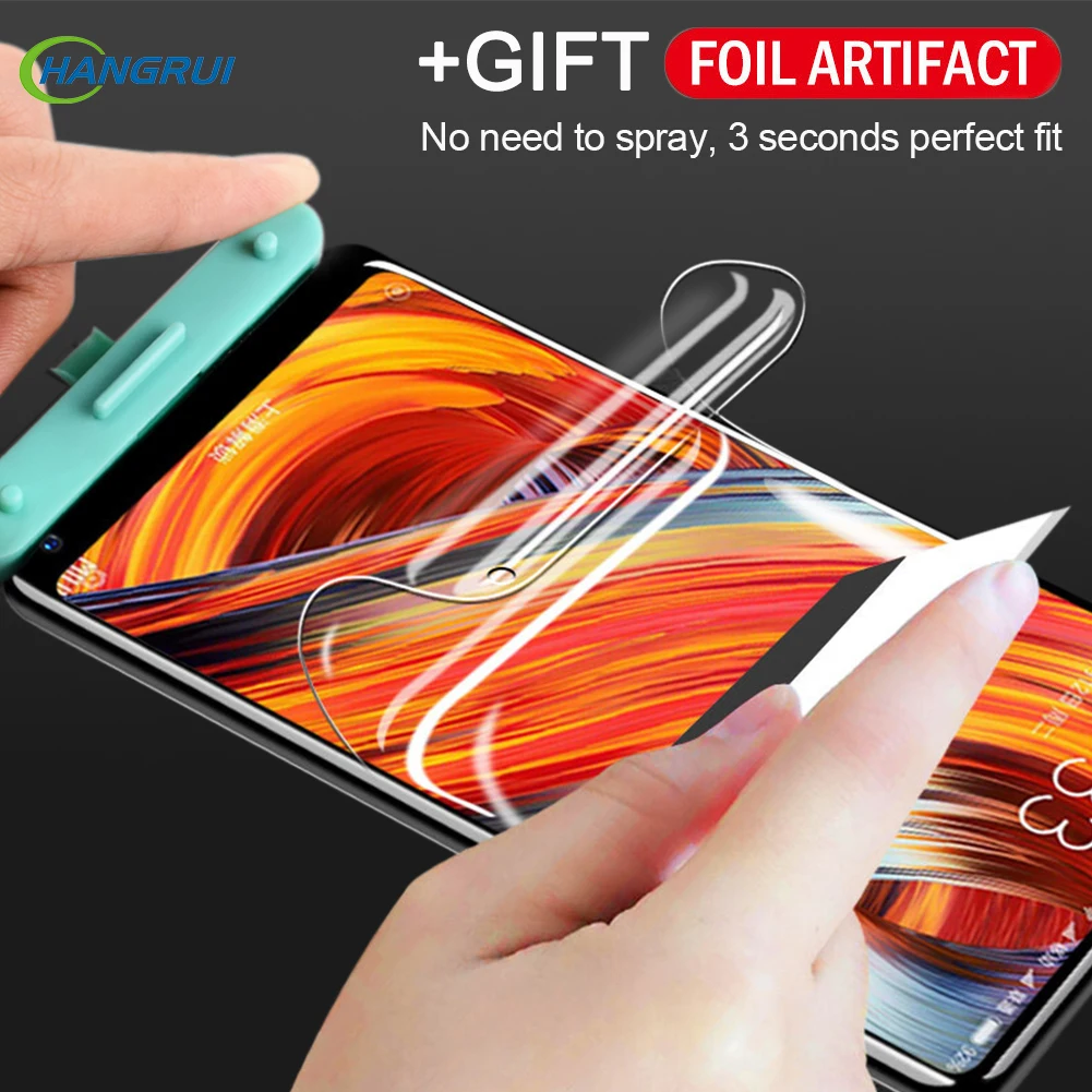 

for Xiaomi Redmi Note 5 6 Pro Plus S2 Screen Protector 6D Full Cover Hydrogel Film Soft For Xiaomi Mi A2 A1 6 Redmi 4X / Note 4