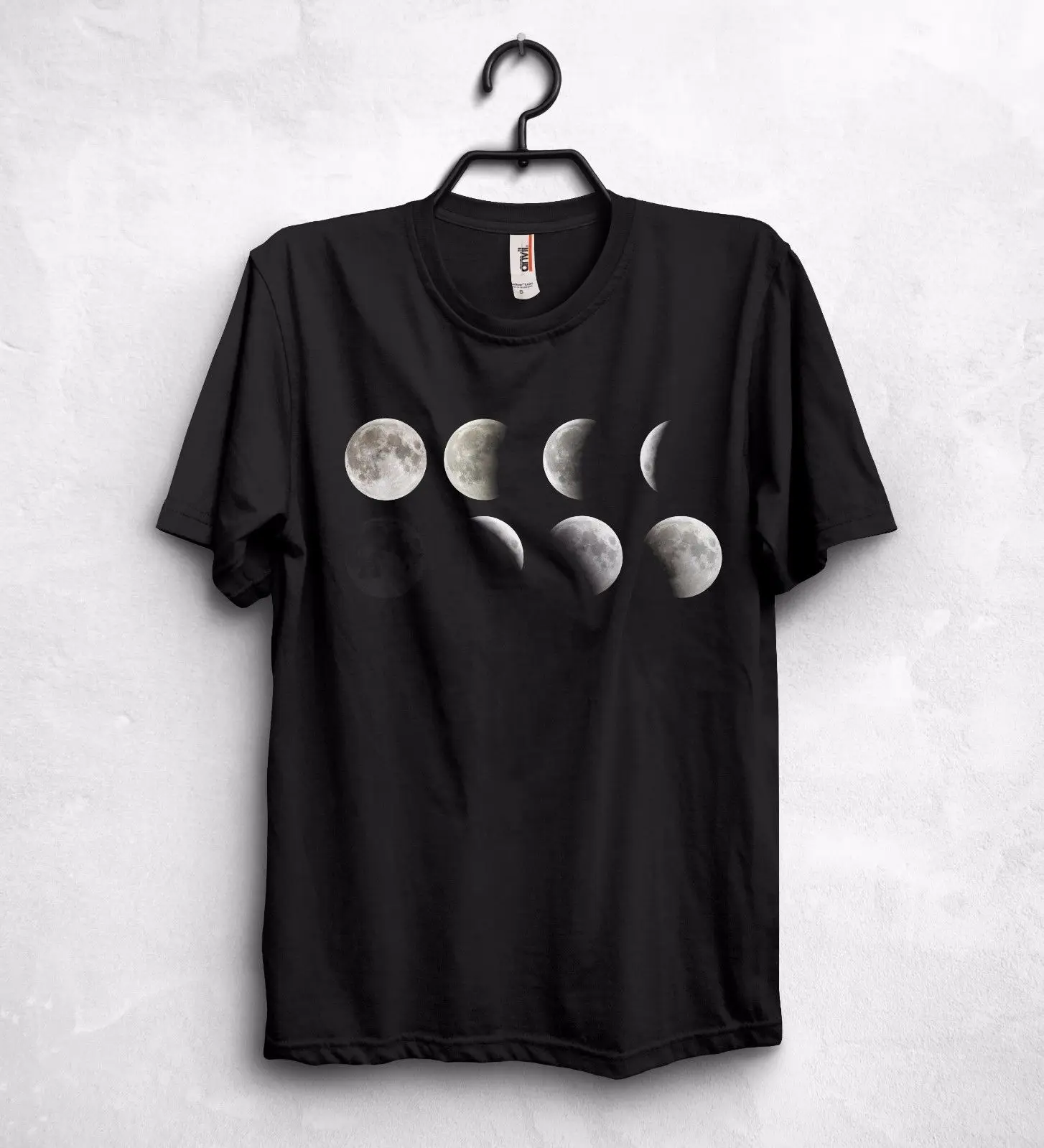 

New High Quality Tee Shirt Various Lunar Phases Moon T Shirt Top Science Geek Nerd Gift Astronomy Space Summer T-shirt