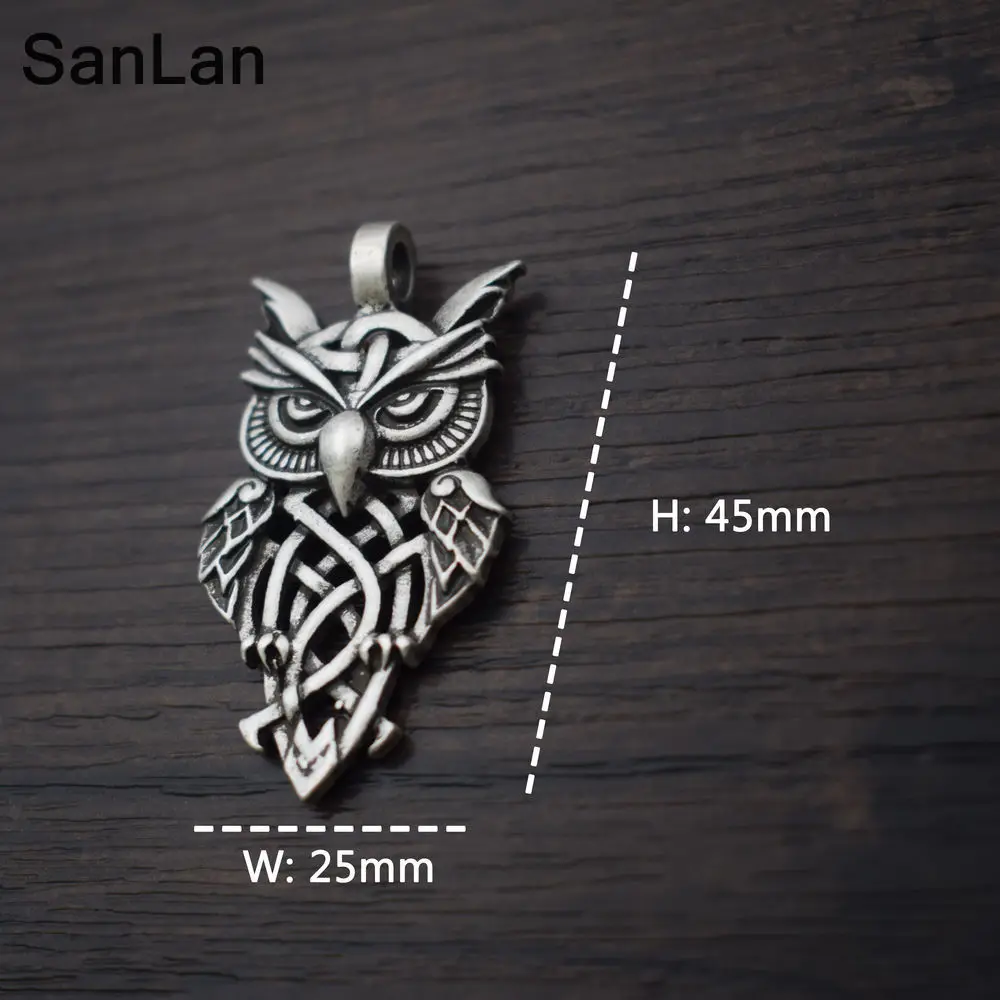 Винтажная подвеска в виде совы SanLan|owl pendant|owl necklacebrand necklace |