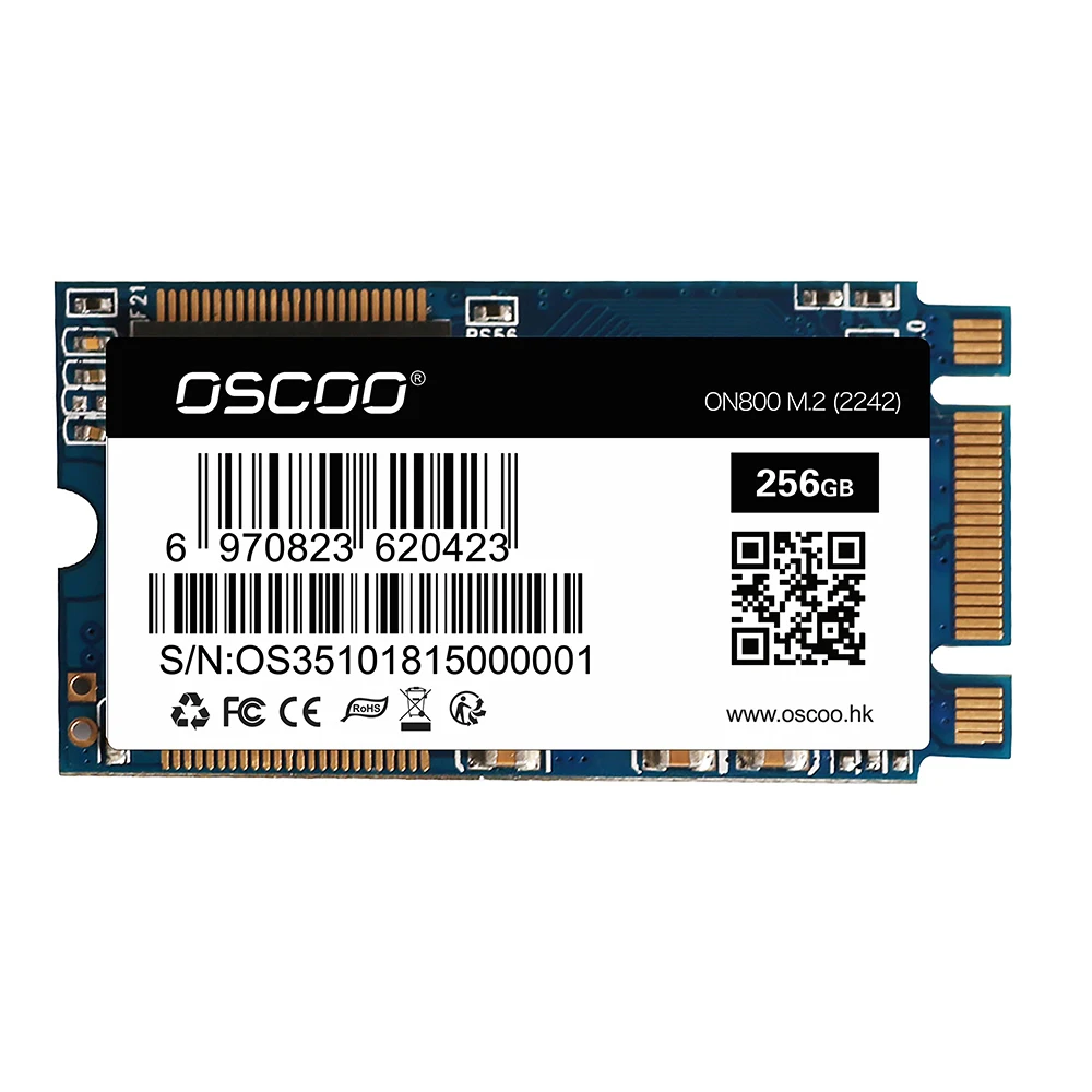 OSCOO SSD M2 NGFF/M.2 2242 твердотельный диск для ноутбука 64 Гб 128 ГБ 256 ГБ твердотельный диск высокая скорость SATA3