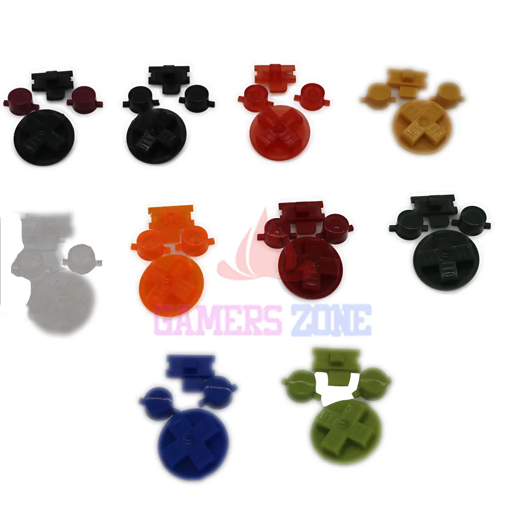 Разноцветные кнопки для Gameboy классический ГБ клавиатуры GBO DMG DIY A B D pad|buttons buttons|button