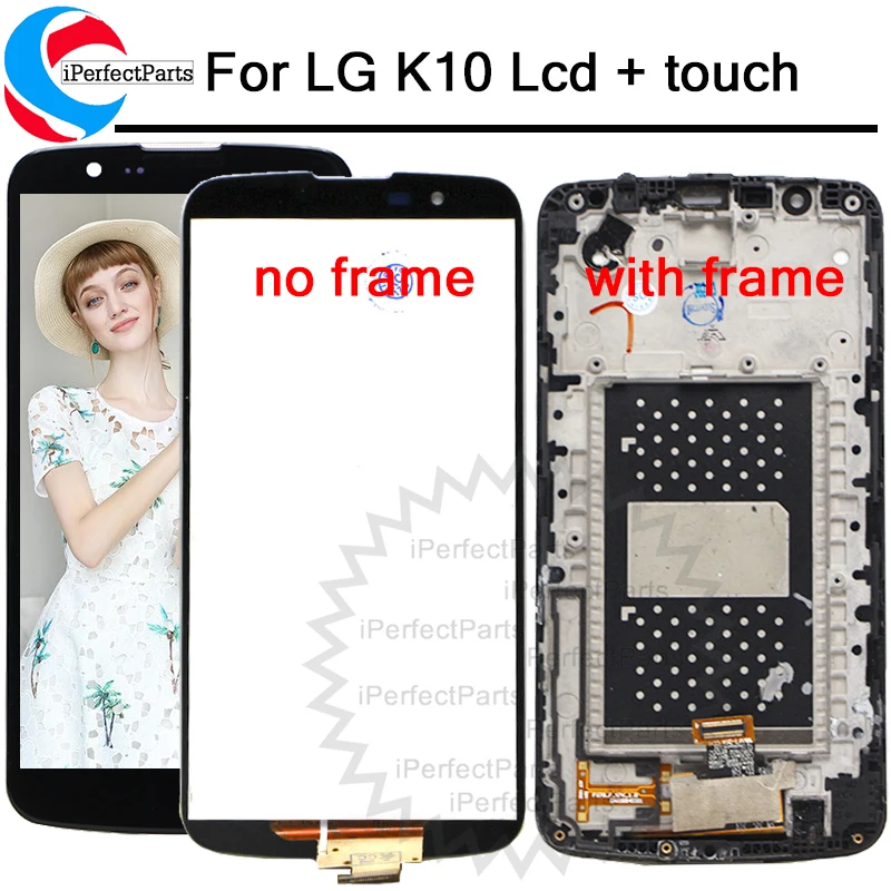 

5.3" LCD For LG K10 Display Screen with Frame Digitizer Assembly Display For LG K10 LCD K10 LTE K430 K430DS K430Y K420N