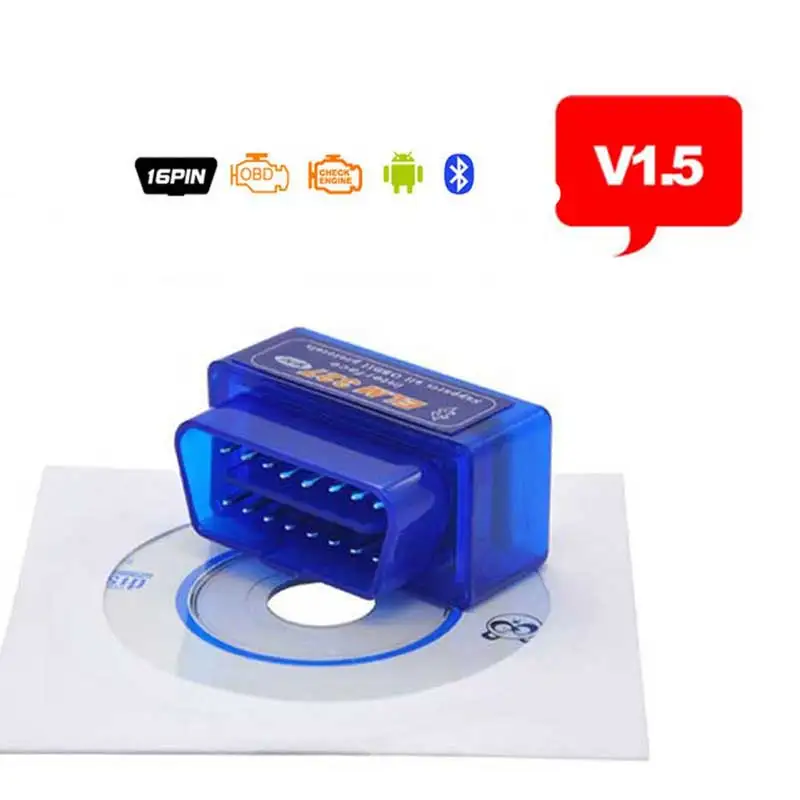 

2019 Super Mini ELM327 Bluetooth V2.1 / V1.5 OBD2 Car Diagnostic Tool ELM 327 Bluetooth For Android/Symbian For OBDII Protocol