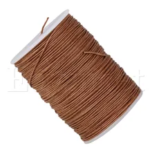 100 метровый натуральный пеньковый вощеный шнур круглый кожаный светильник коричневого цвета