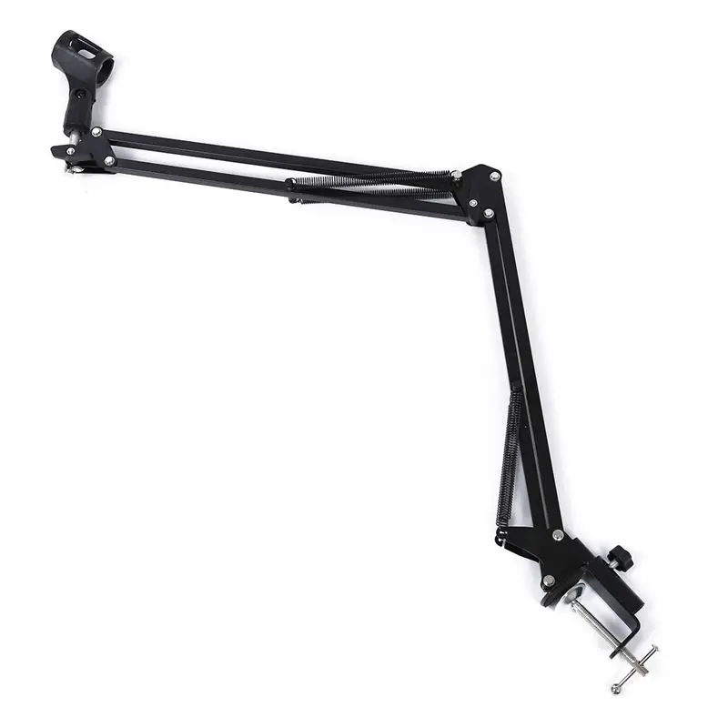 Broadcast Studio miniphone Mic Suspension Boom Scissor Arm Stand Recording