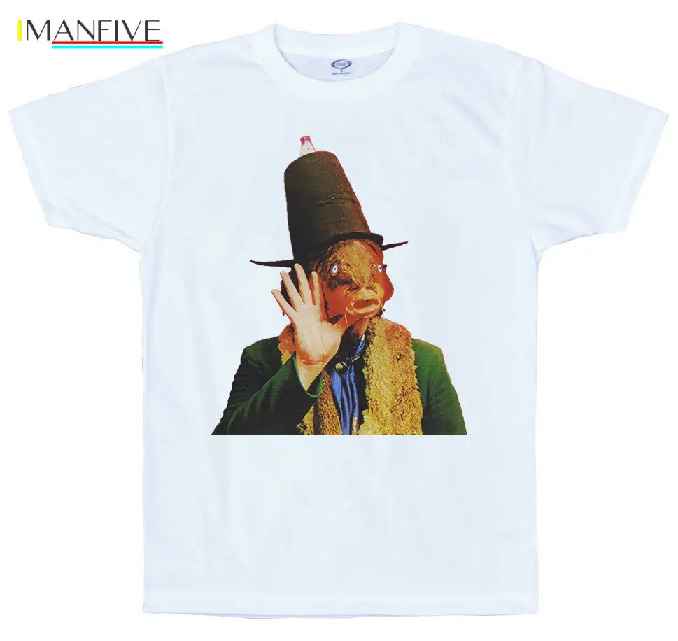 

Captain Beefheart T Shirt, Trout Mask Replica Streetwear harajuku Print Cotton funny t shirts men