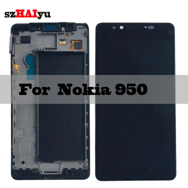 

SZHAIYU 1280x720 5.2'' LCD For Nokia Lumia 950 LCD Display Touch Screen Digitizer Panel Sensor Replacement Parts Assembly Tools