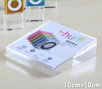 

Free Shipping 10PCS Clear acrylic Crystal Holder Mobile Cell Phone parameter price tag Display cards Rack Mount By DHL DZ2-2