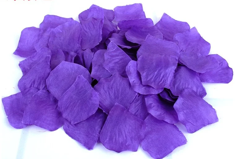 5000pcs/lot Gold Silk Rose Petals Flower Wedding Banquet Supply Decor Celebration Wedding gold