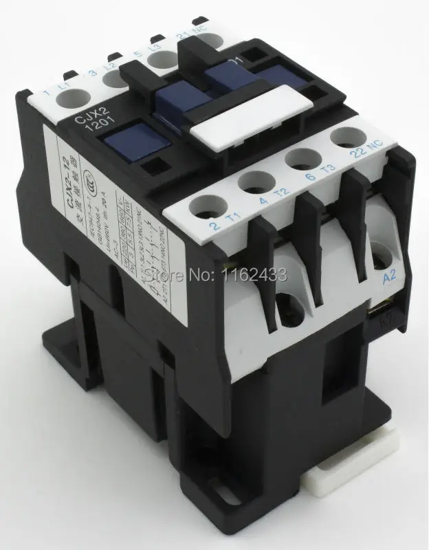 

CJX2-1201 12A AC 380V 3P NC contactor CJX2-12 LC1-D12 series 380VAC AC contactor