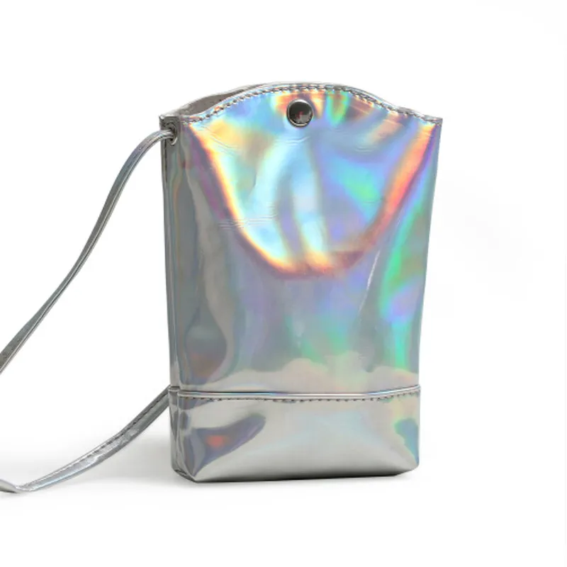 

Women Leather Handbag Fashion Laser Hologram Bag Wallet Purse Cell Phone Mini Crossbody Shoulder Bags Reflective Messenger Bag