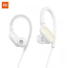 Оригинальная Спортивная bluetooth-гарнитура Xiaomi Mini Bluetooth 4,1, Беспроводная музыкальная Спортивная гарнитура с микрофоном, водонепроницаемая, устойчивая к поту для смартфона