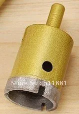 

20mm Luxury Diamond Core Drill Bits FREE shipping | 0.8'' marble Ceramic concrete Floor tile openings | Golden color, very nice