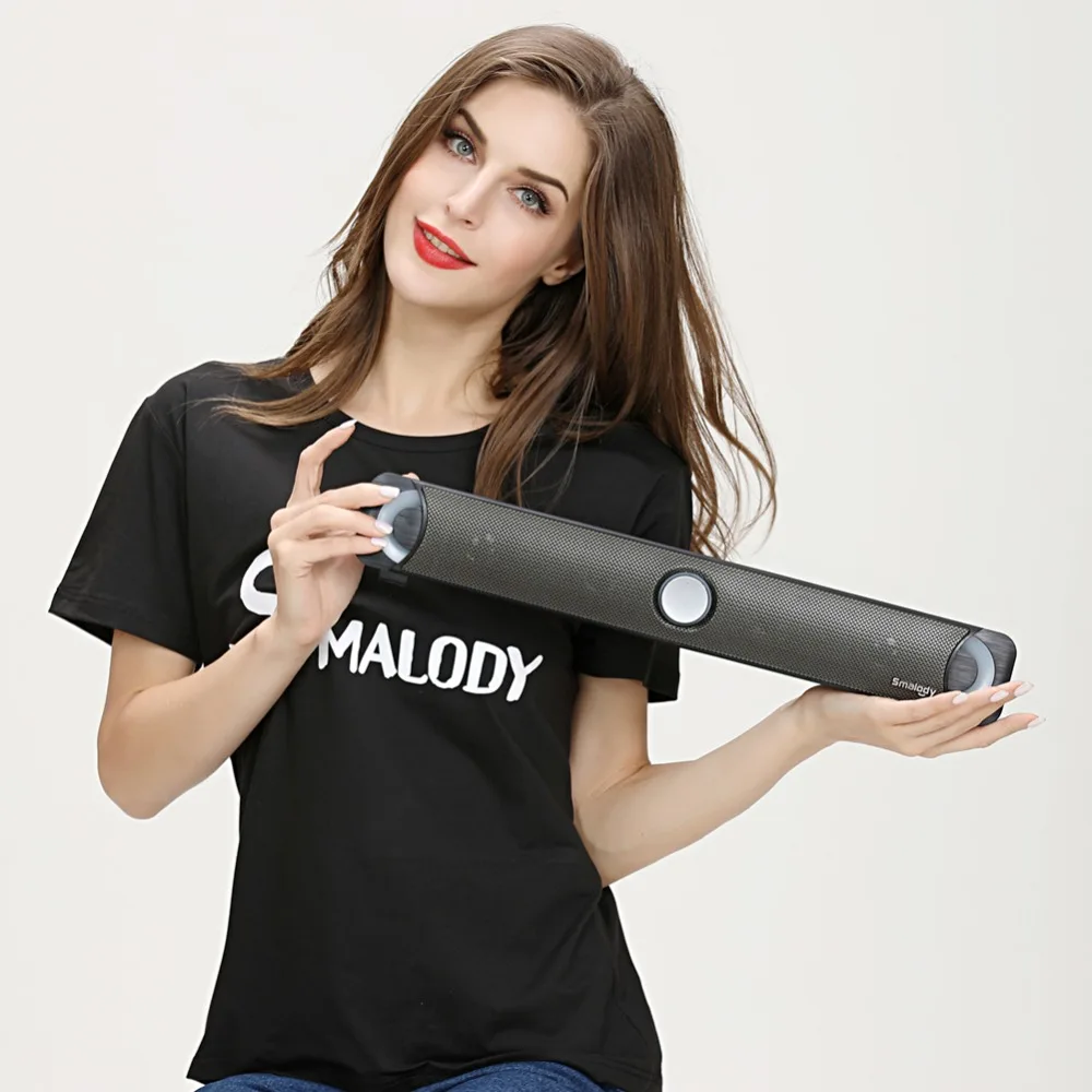 Smalody мультимедиа динамик Саундбар HIFI резонирующий корпус сабвуфера 10 Вт 2 0 стерео