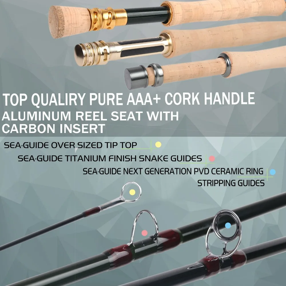 Maximumcatch Skyhigh Fly Rod IM12 Toray Carbon Супер светильник быстроходная Удочка с углеродистой
