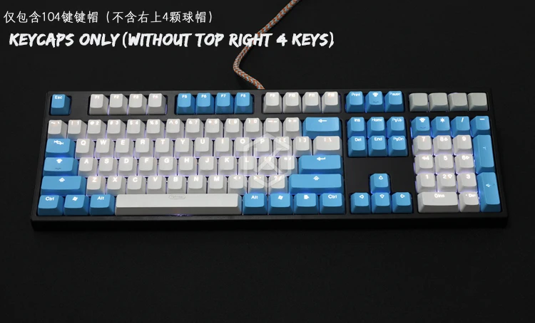 Taihao pbt двойные колпачки для клавиш самостоятельной сборки игровая механическая
