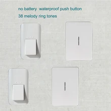 Нет батарея беспроводная doorbell.120m дома водонепроницаемый пульт дистанционного управления двери bell.2pieces в низкой цене с бесплатной доставкой.