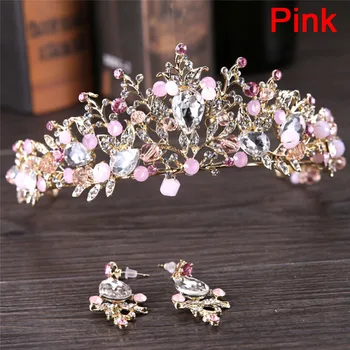 

Crystal Pearl Wedding Hair Pins Hair Accessories Pink White Bridal Hairpins Bridesmaid Hair Clips For Women Barrettes