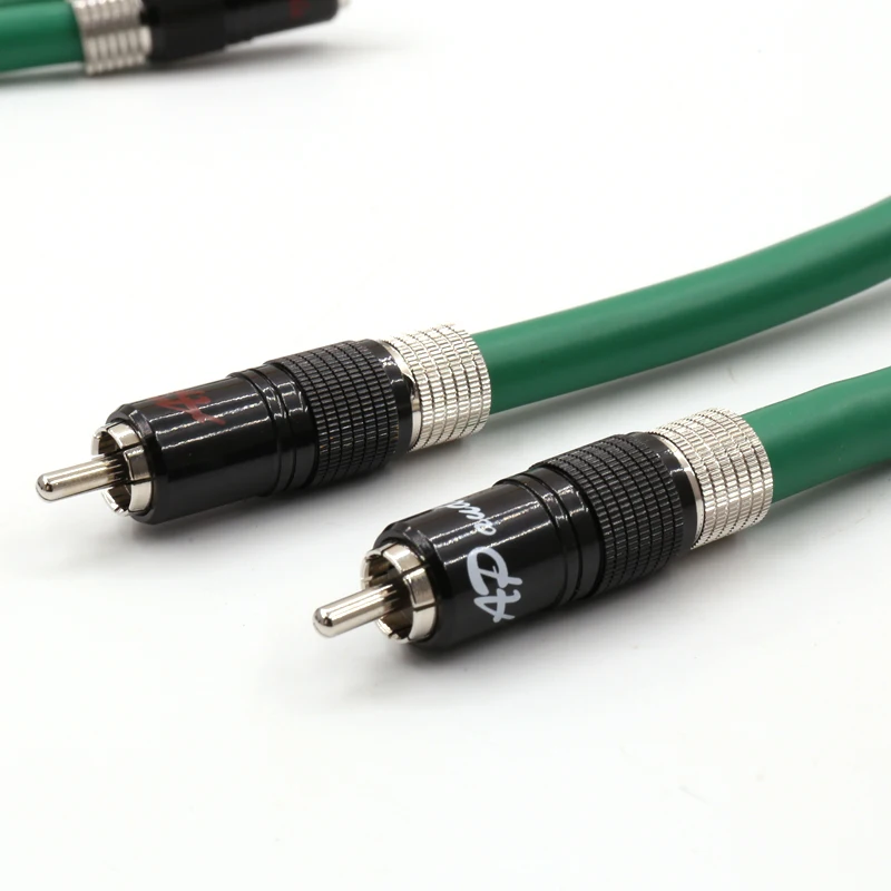 Ceny Dyslab 2328 Hifi posrebrzany kabel RCA wysokiej jakości 6N OFC HIFI RCA męski na RCA męski kabel Audio