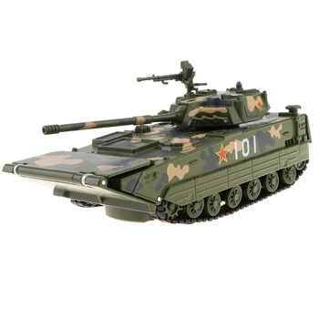 

1:50 Mini Battle Tank Army Vehicle Model Children Electronic Toy For Kids Gift