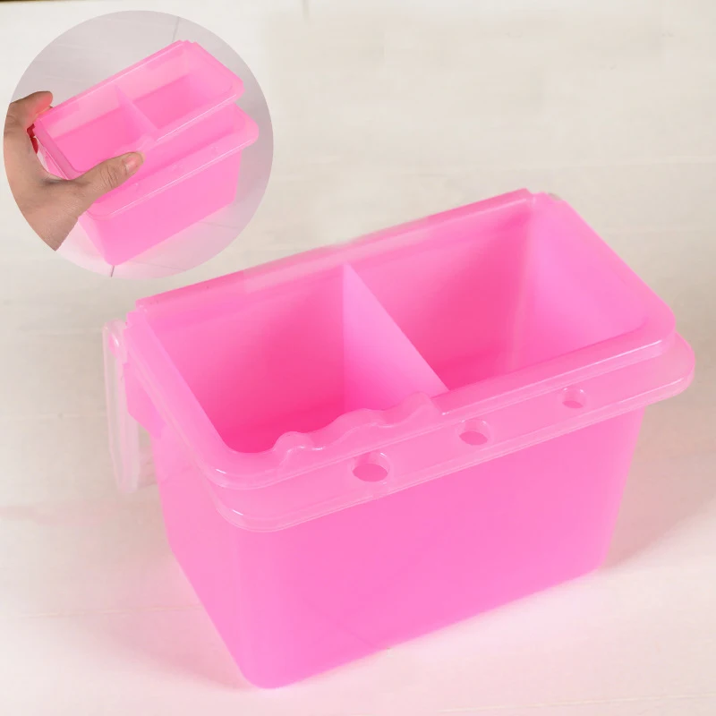 3 Holes Drawing Pen Wash Bucket Container DIY Painting By Numbers Tools Oil Painting Accessories Multi-function Foldable Bucket