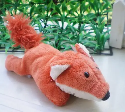 Классическая красная лиса игрушки Горячая Распродажа милые плюшевые игрушки магнит на холодильник Мягкие животные