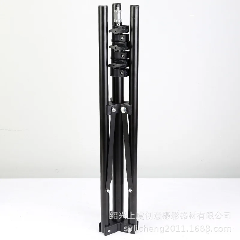  Photo Studio LED Ring Light Stand Folding Bracket 50-200cm with 1/4 Screw Head Portable Tripod for 