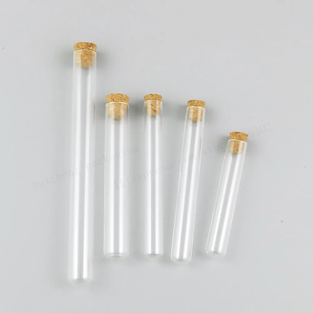 

Free shipping - 50pcs/lot Glass Tube With Cork, Glass Container, Test Glass Tube 12*100mm