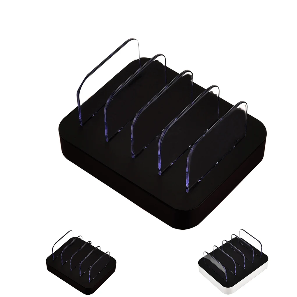 

Detachable Multi-Port USB Charging Station 24W 4-Port Charger Dock Multi-functional Smartphone Holder