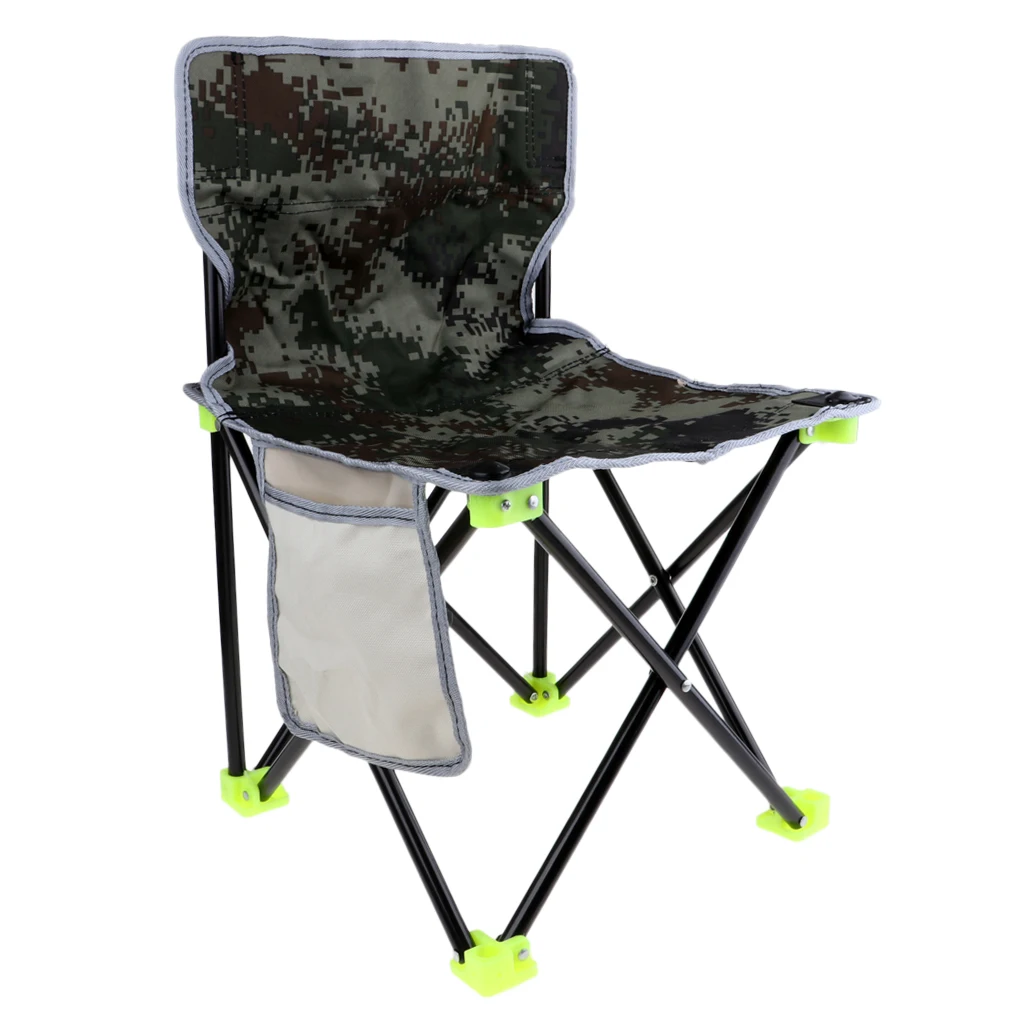 Fodable Camping Chair Outdoor Picnic Fishing Travel Portable Seat with Steel Frame Oxford for Garden Party Backyard Beach