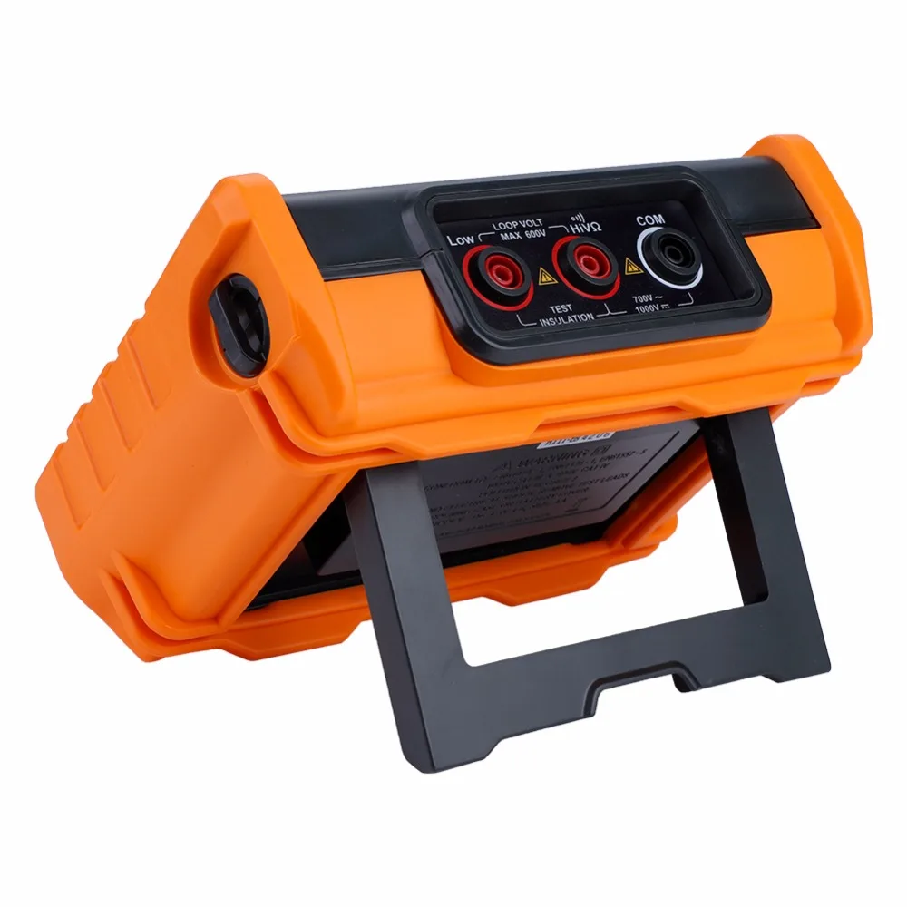 PEAKMETER MS5203 Цифровой Измеритель сопротивления аналоговый Дисплей подсветки 50-1000 В тестер сопротивления изоляции