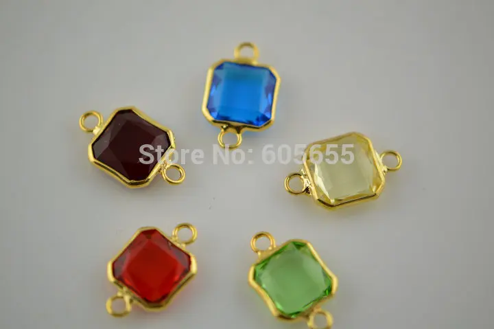 10 шт./партия граненые бусины для ювелирных изделий|jewelry connector|connectors for jewelrybead connector |