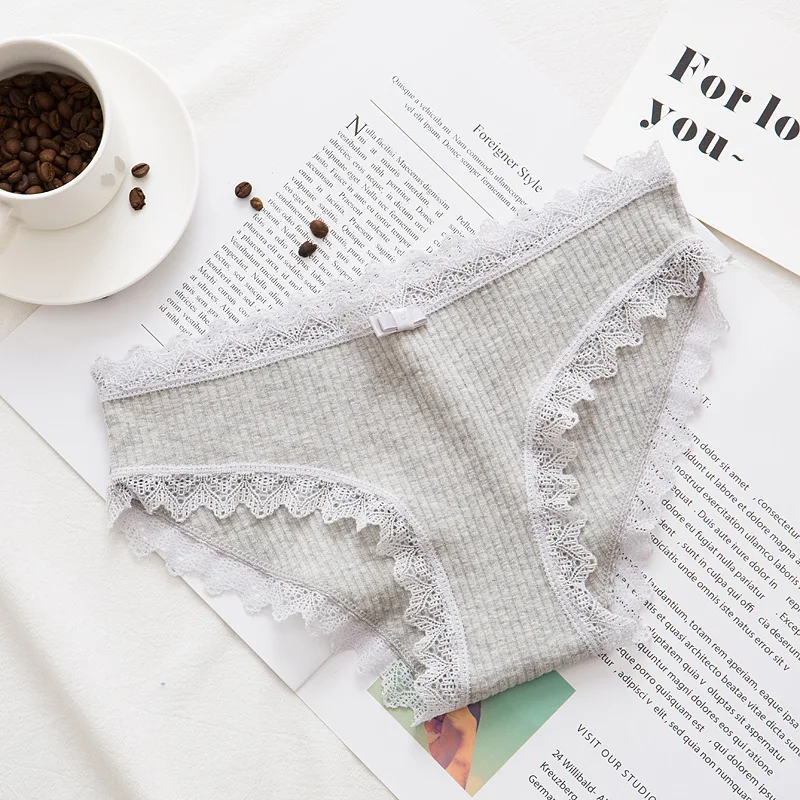 2018 женские кружевные трусы удобные однотонное кружевное Классическое нижнее