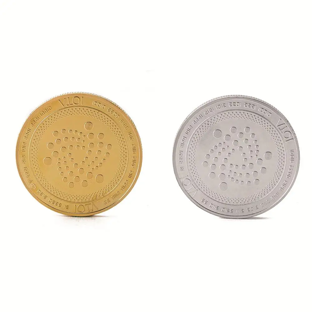 IOTA Virtual Digital Un-currency Bitcoin Embossed Three-dimensional Commemorative Coin Best Gift
