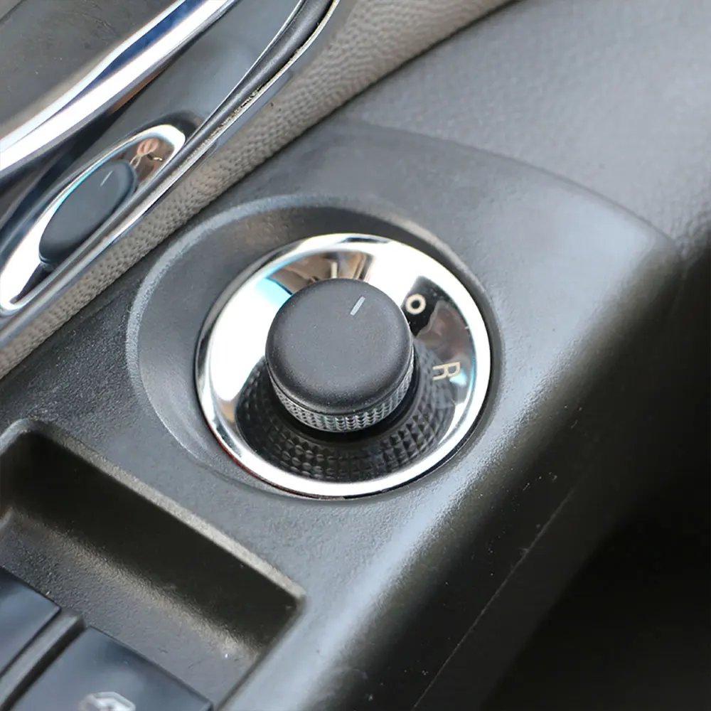 Jameo авто нержавеющая сталь зеркало заднего вида ручка круглая наклейка для Chevrolet Cruze Malibu AVEO для Opel Mokka ASTRA J Insignia