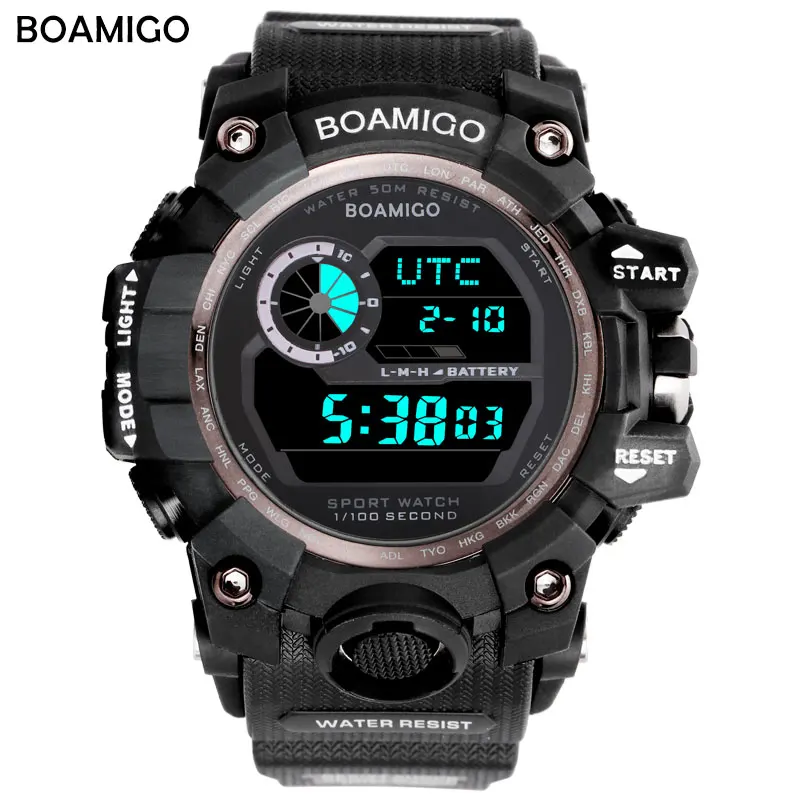 Sport Quartz Digital Watches Male Watch BOAMIGO Sport Watch for Men Waterproof Relojes Hombr Digital Army Military Watches Mens Sport Quartz Digital Watches Male Watch BOAMIGO Sport Watch for Men Waterproof Relojes Hombr Digital Army Military Watches Mens