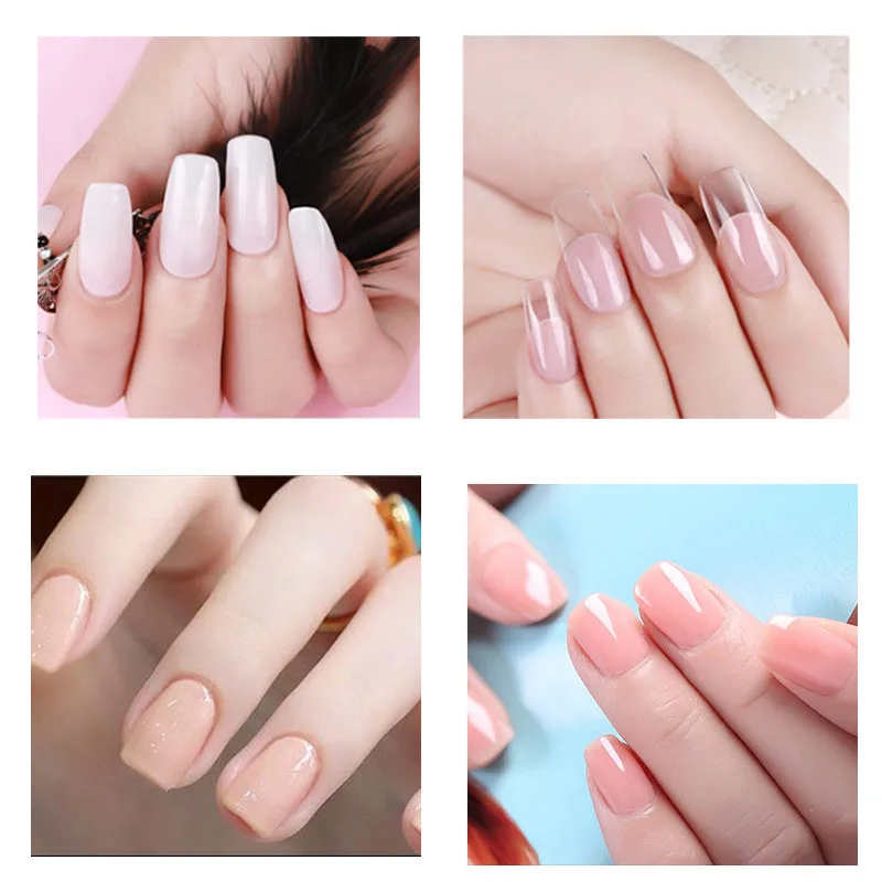 5 шт./компл. поли гель Nail Art Набор Fast Dry Nail Art инструменты дизайн длинные натурального ногтя Твердый гель желе Гель-лак